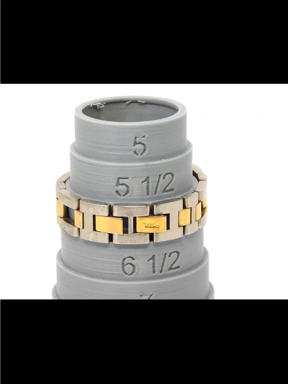Fossil Women's Watch ES 9190 Two Tone Stainless Steel Link White Dial Ladies 6